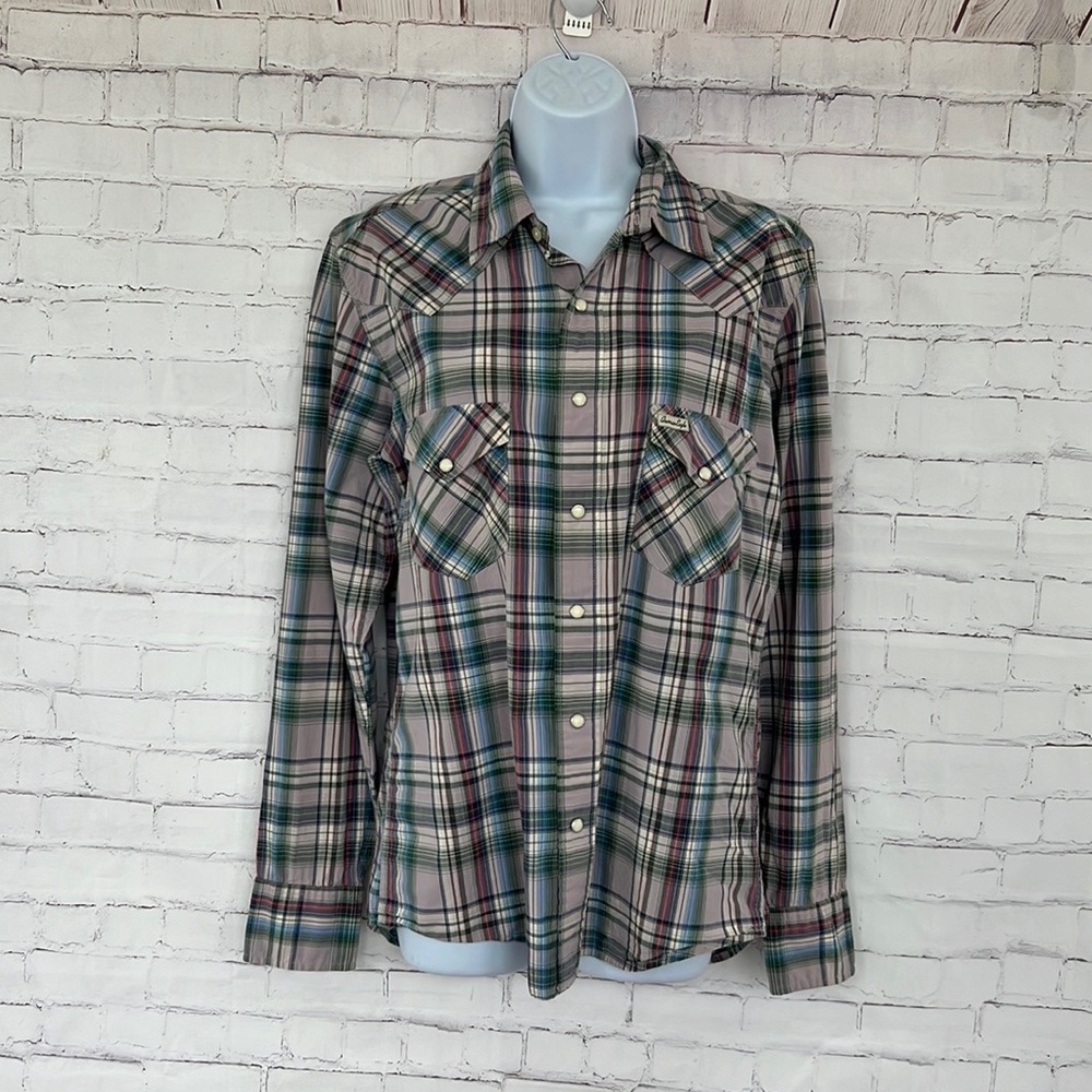 American Eagle outfitters Vintage western pearl button shirt size S|P